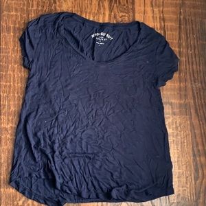 Navy American eagle v neck